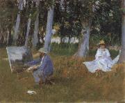 Claude Monet Claude Monet Painting in a Wood Spain oil painting artist